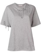 Christopher Kane Squiggle Cupchain T-shirt - Grey