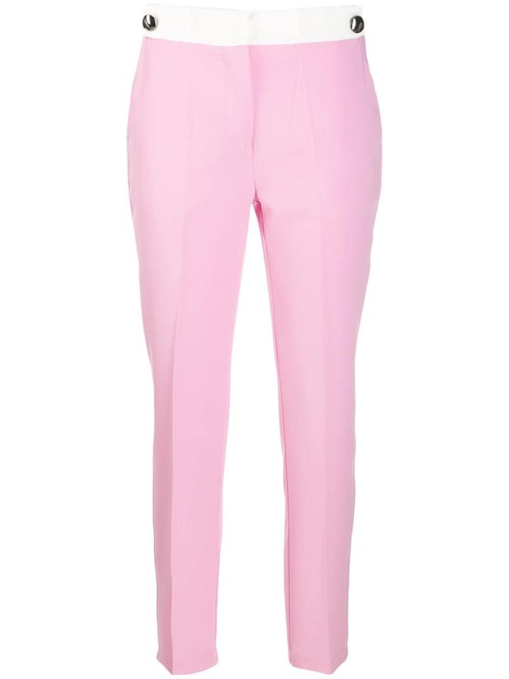 Marc Ellis Button Waist Trousers - Pink