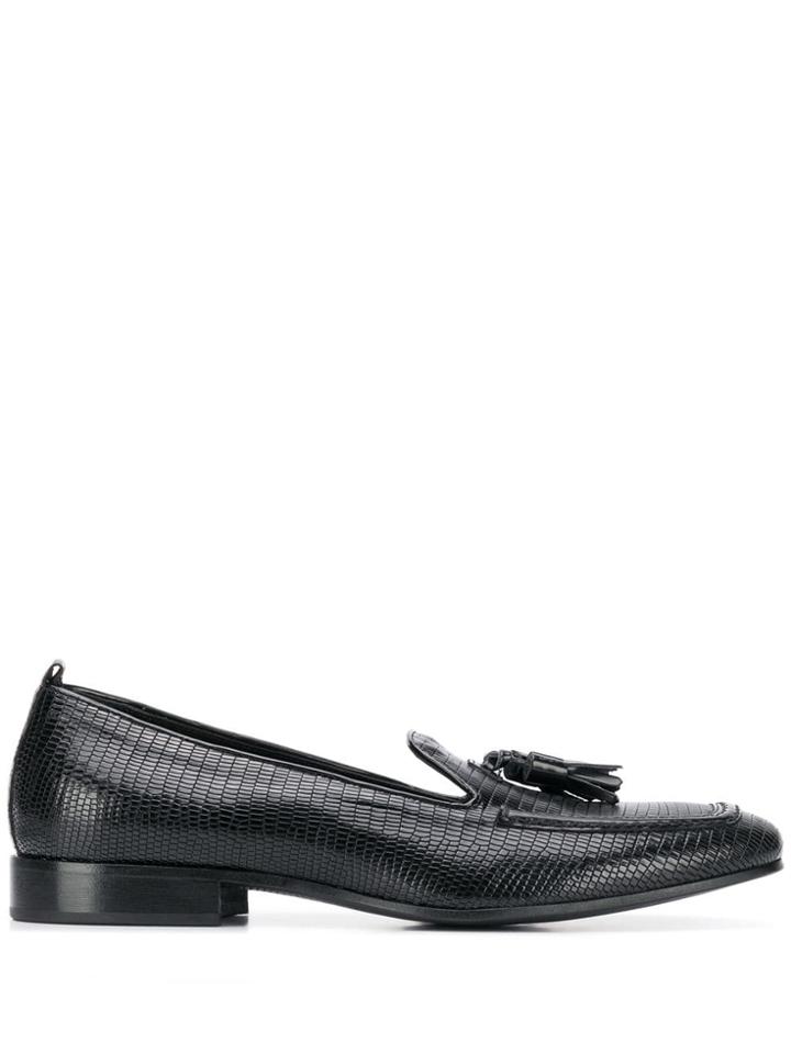 Leqarant Tassel Detail Brogues - Black