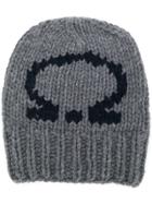 Salvatore Ferragamo Gancini Knit Beanie - Grey
