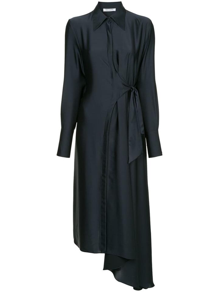 Bianca Spender Sonnet Shirt Dress - Blue