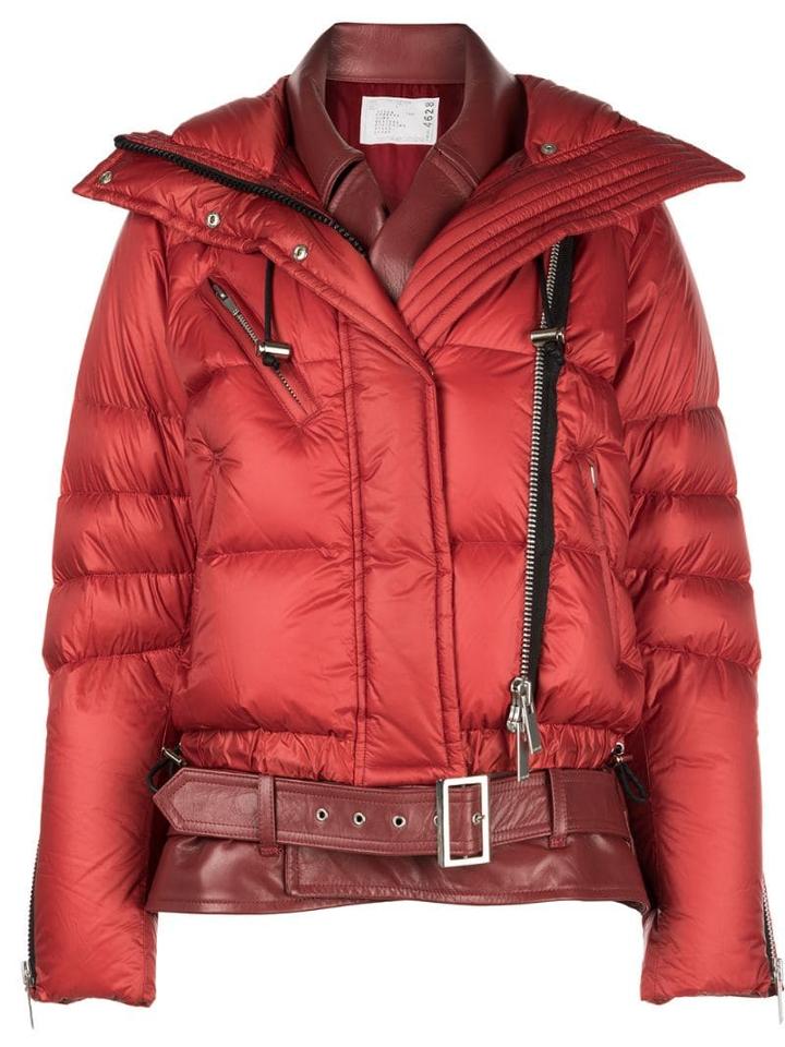 Sacai Layered Padded Biker Jacket