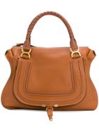Chloé Marcie Tote - Brown