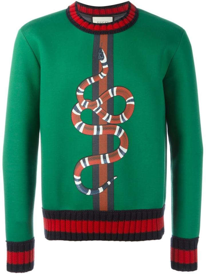 Gucci Snake Print Sweatshirt