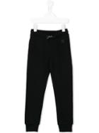 Dkny Kids Logo Print Track Pants, Girl's, Size: 6 Yrs, Black