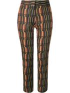 Andrea Marques Mid-rise Printed Straight Trousers