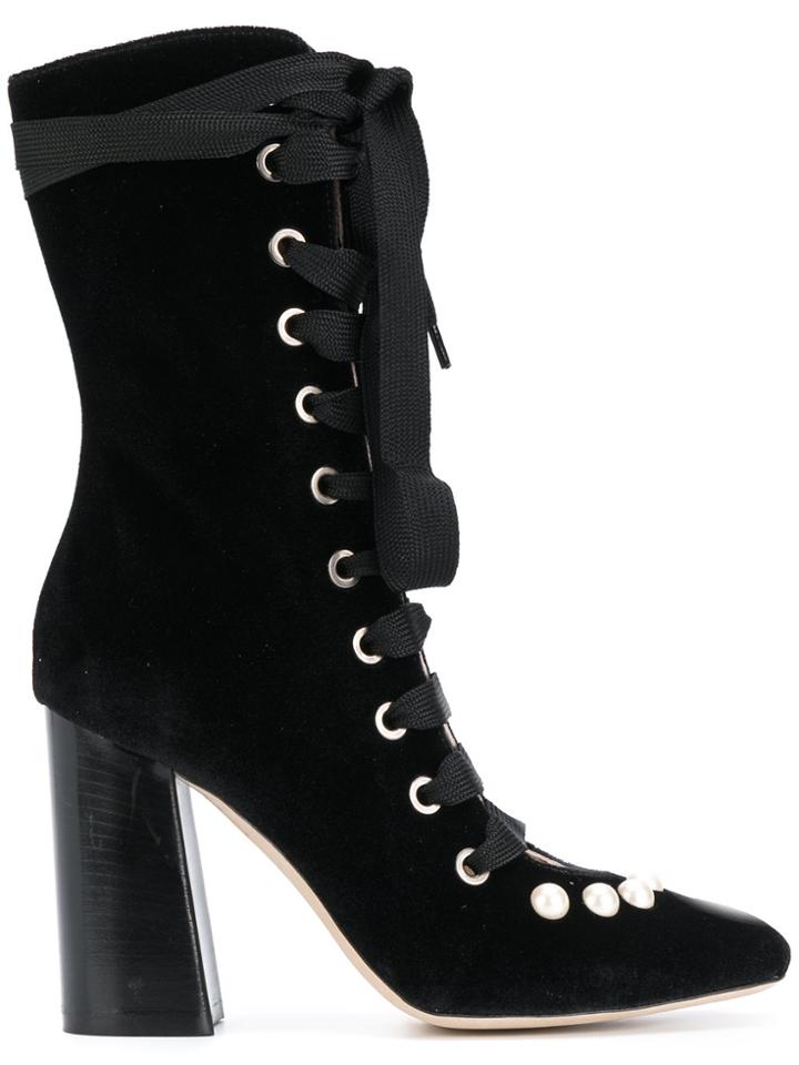 Blugirl Lace-up Boots - Black