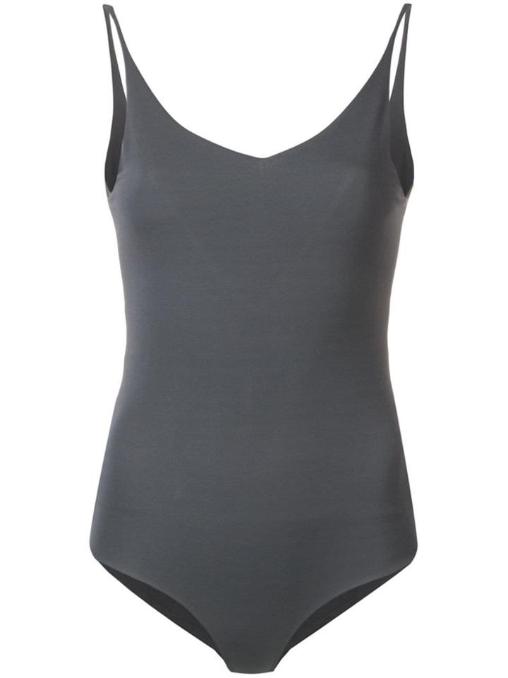 Acne Studios Deep V-neck Body - Black