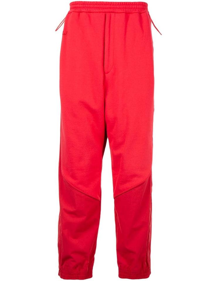 Juun.j Panelled Track Trousers - Red