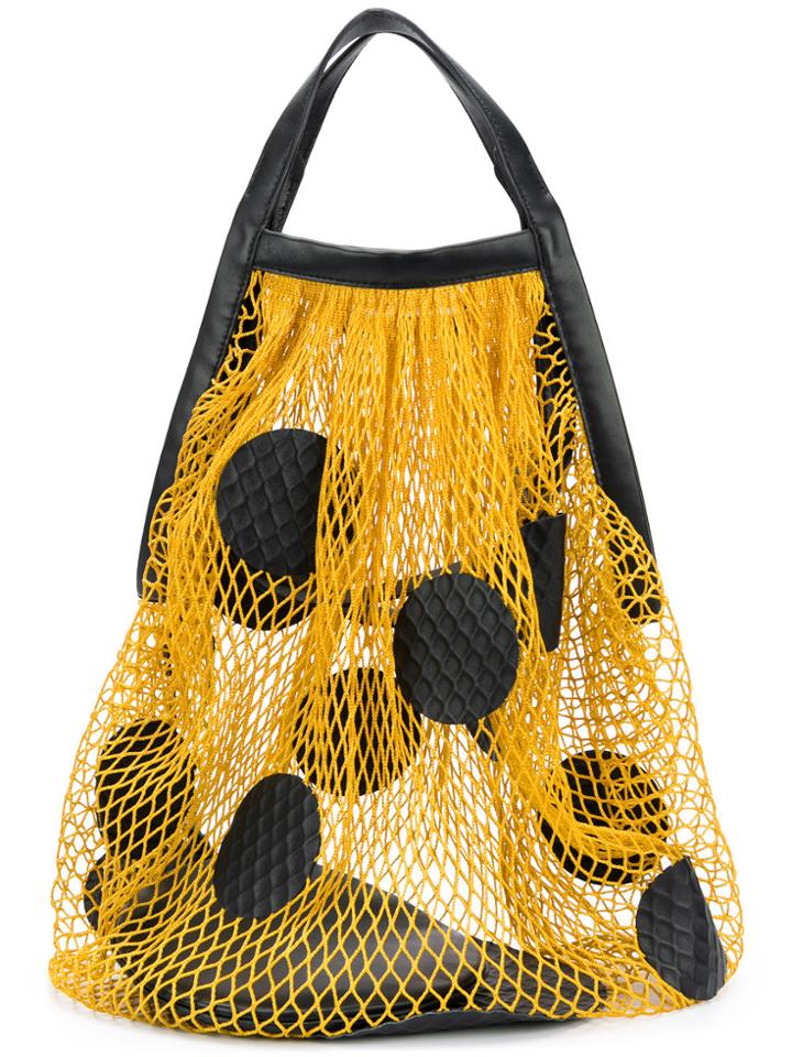 Maison Margiela Polka-dot Net Bag - Yellow & Orange