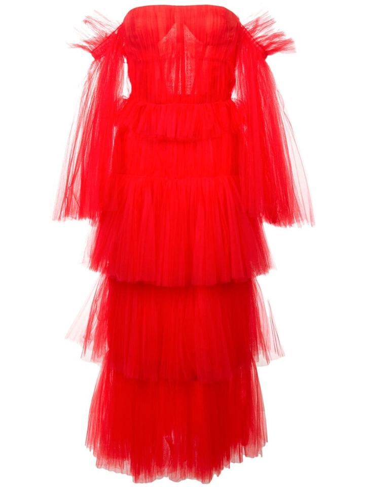 Carolina Herrera Layered Tulle Dress