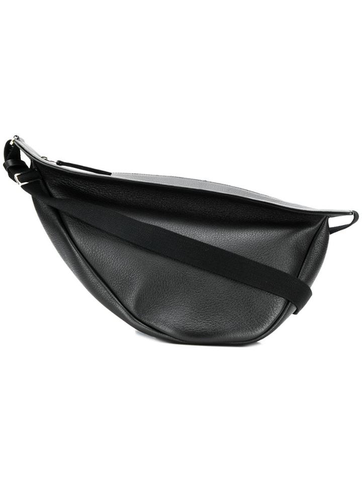 The Row Asymmetric Shoulder Bag - Black