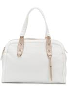 Versace Jeans Logo Embossed Tote - White