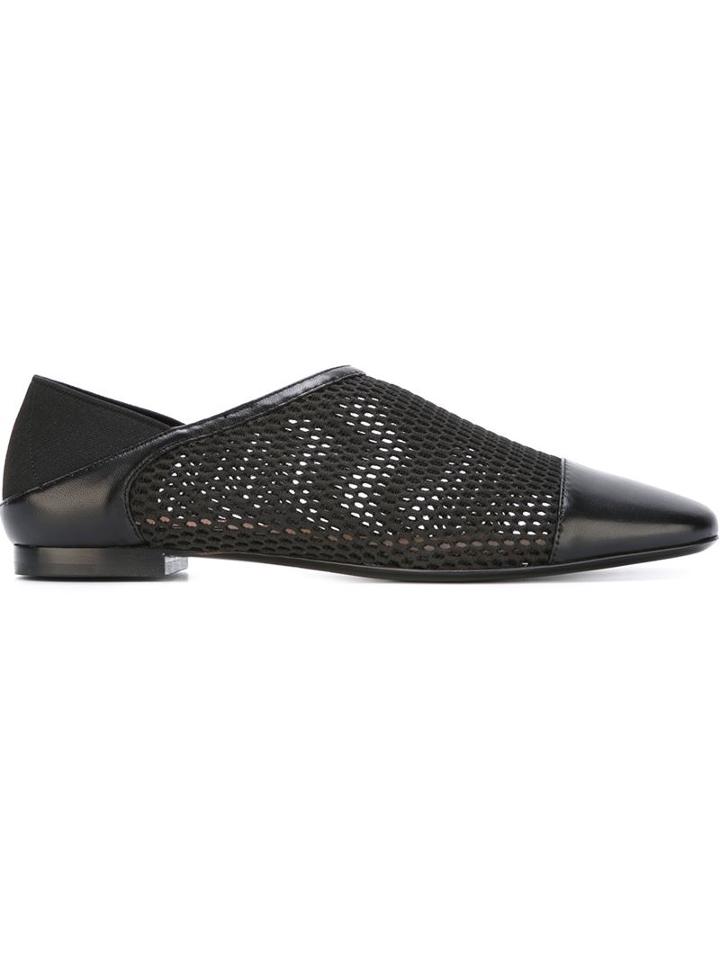 Emporio Armani 'nero' Perforated Loafers