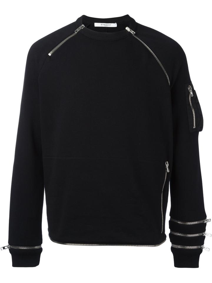 Kolor Stylized Pocket Sweatshirt - Blue