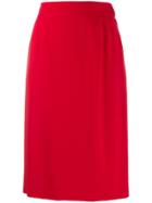 Moschino Vintage 2000 Pencil Skirt - Red
