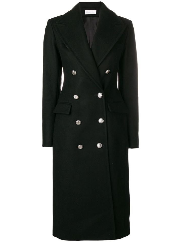 Faith Connexion Cash Double Breasted Coat - Black