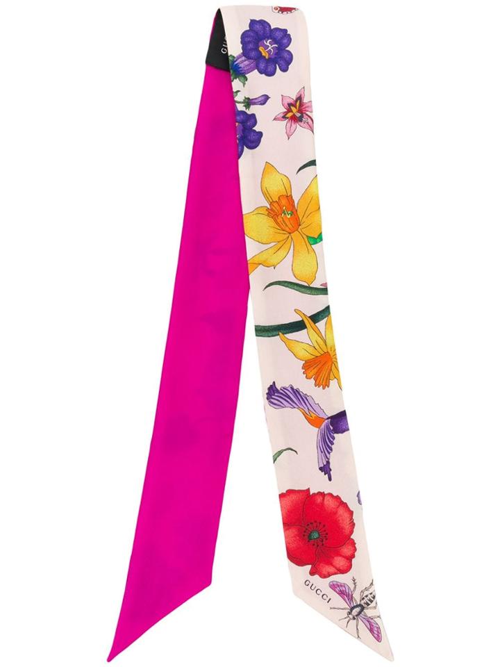Gucci Silk Neck Bow - Pink