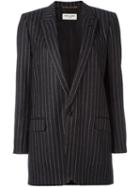 Saint Laurent Single Breasted Pinstripe Jacket