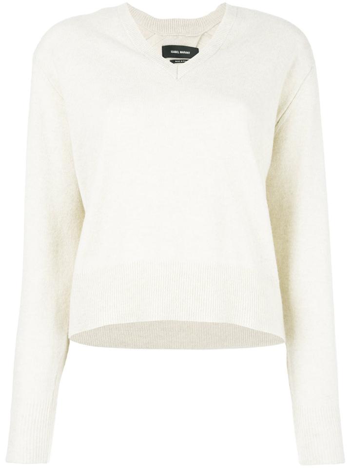 Isabel Marant Chay Jumper, Women's, Size: 36, Nude/neutrals, Cotton/wool/yak