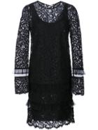 Maiyet Longsleeved Lace Dress, Women's, Size: 12, Black, Nylon