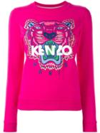 Kenzo Tiger Sweatshirt, Women's, Size: Small, Pink/purple, Cotton