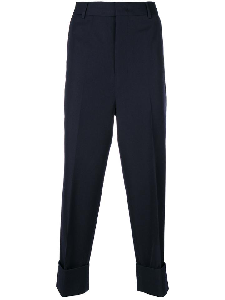 Wooyoungmi Wide-legged Tailored Trousers - Blue