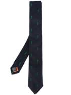 Paul Smith Cactus Embroidered Skinny Tie
