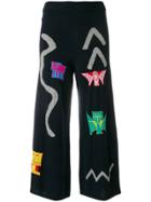 Peter Pilotto Intarsia Knit Trousers - Blue