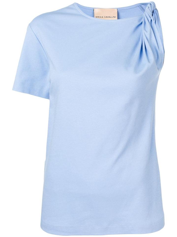 Erika Cavallini One-sleeve T-shirt - Blue