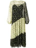 Lee Mathews Clementine Silk Wave Dress - Multicolour