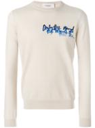 Pringle Of Scotland Intarsia Script Jumper - Nude & Neutrals