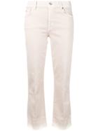 7 For All Mankind Cropped Flared Jeans - Neutrals