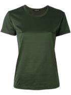 Erika Cavallini - Plain T-shirt - Women - Cotton - M, Green, Cotton