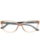 Bulgari Square Frame Glasses - Brown