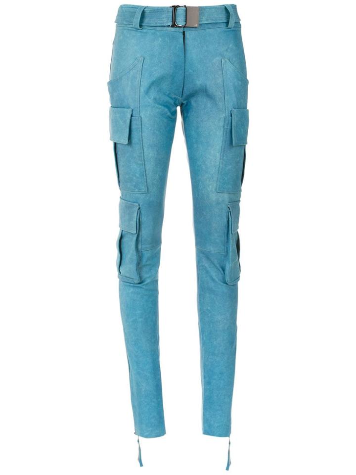 Andrea Bogosian Straight Fit Pants - Blue