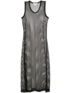 Comme Des Garçons Knitted Net Dress - Black