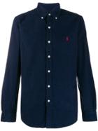 Polo Ralph Lauren Embroidered Logo Corduroy Shirt - Blue