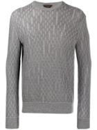 Ermenegildo Zegna Knit Crew Neck Sweater - Grey