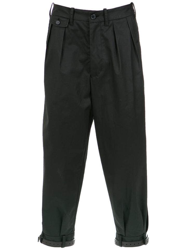À La Garçonne Pleated Culottes - Black