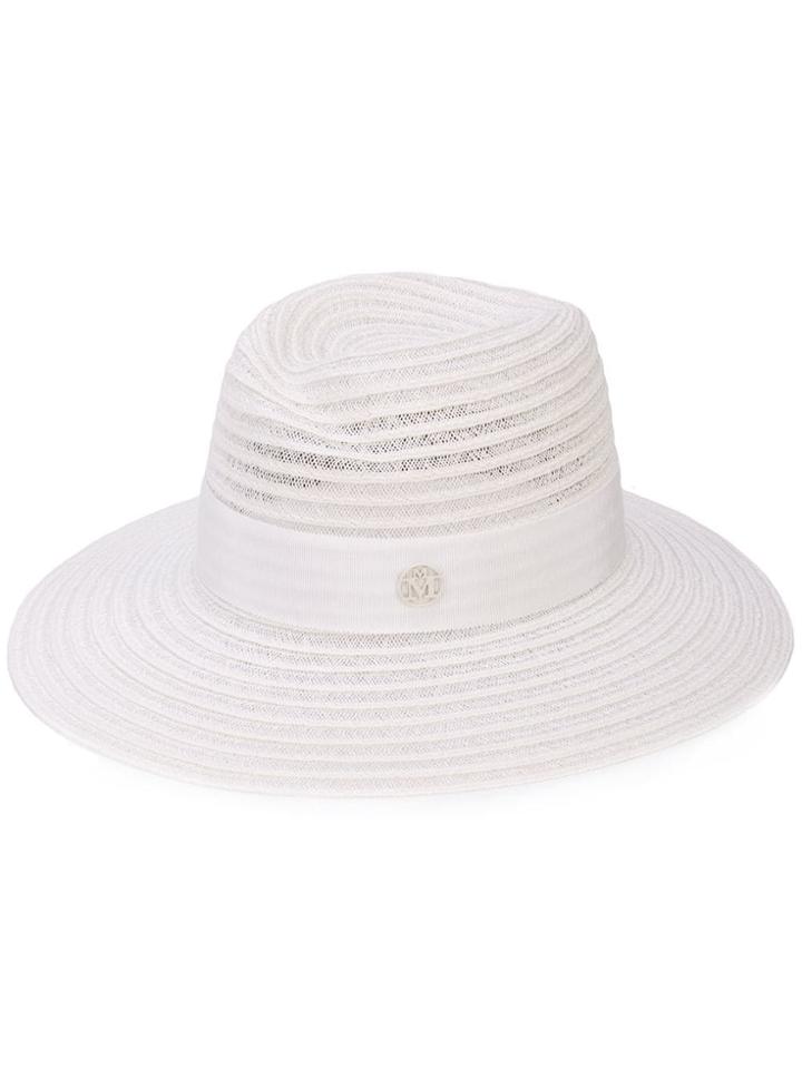 Maison Michel Canapa Summer Hat - White