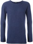 Diesel Crew Neck Jumper, Men's, Size: Medium, Blue, Nylon/rayon/cashmere/wool
