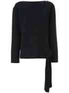 Stella Mccartney Boat Neck Button Jumper - Blue