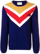Gucci Chevron Sweater - Blue