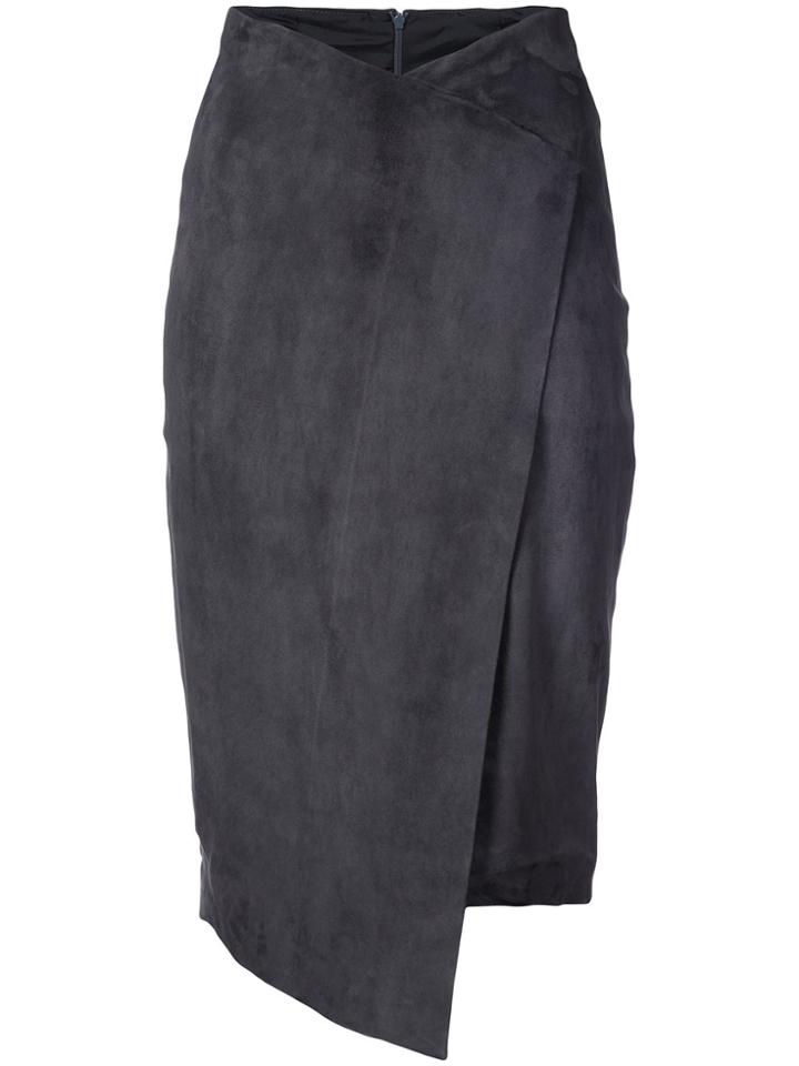 Oscar De La Renta High-waisted Skirt - Grey