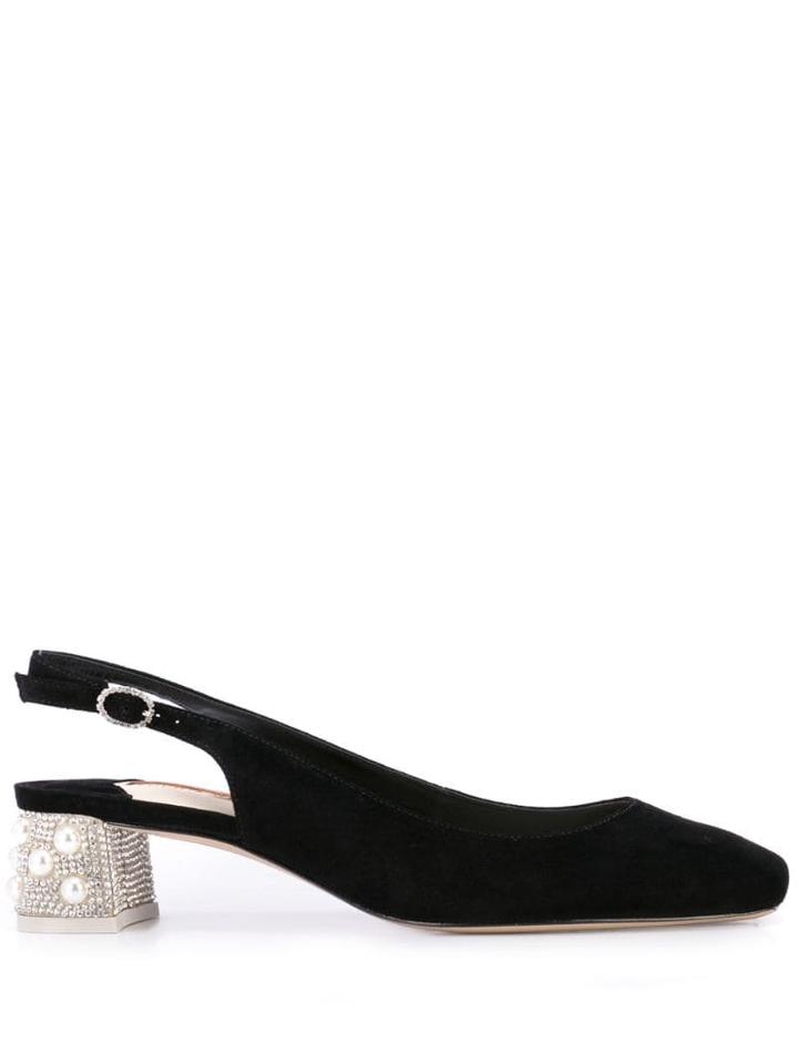 Sophia Webster Alice Slingback Pumps - Black
