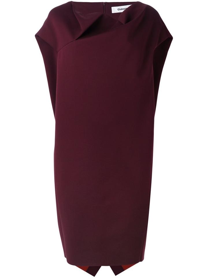 Chalayan Twisted Shoulder Dress