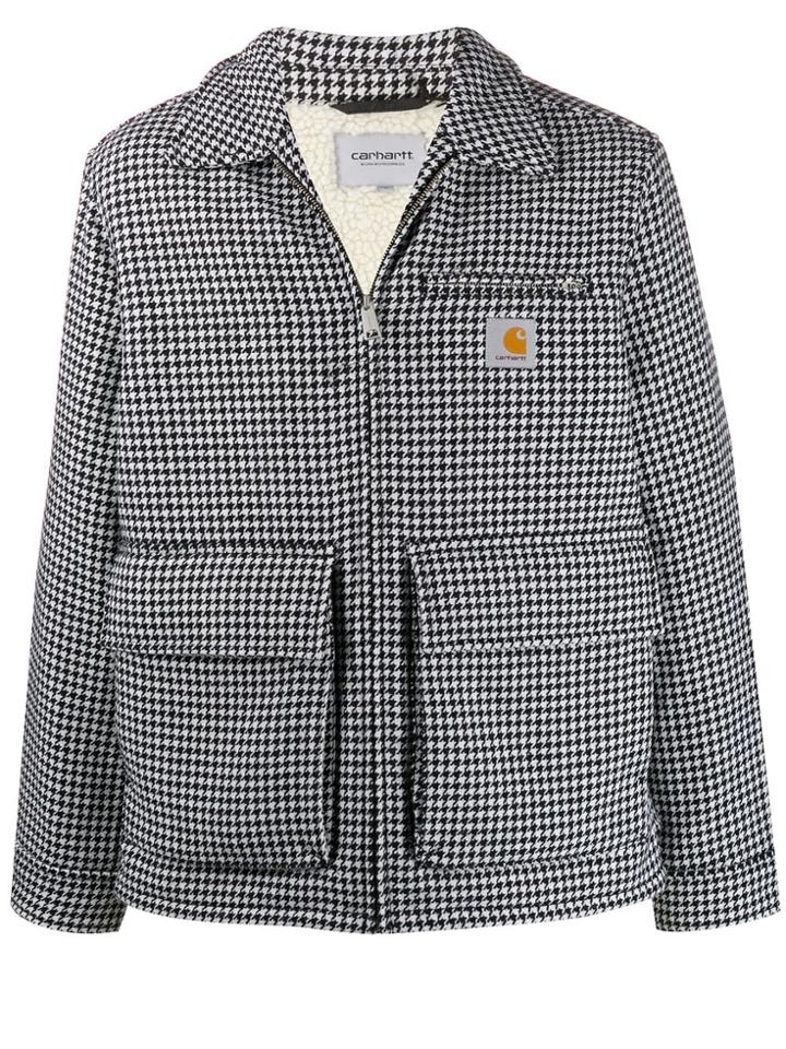Carhartt Wip Ryder Houndstooth-patterned Jacket - Black