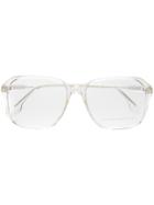 Victoria Beckham Aviator Style Optical Glasses - White