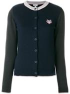 Kenzo - Mini Tiger Cardigan - Women - Wool - M, Blue, Wool